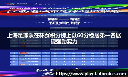 上海足球队在杯赛积分榜上以60分稳居第一名展现强劲实力